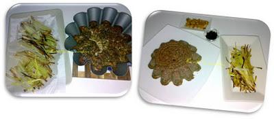 Flan de morcilla de puerro