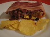 Pastel relleno carne