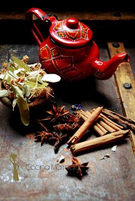 Tai habbt hlawa (té verde con anís estrellado)