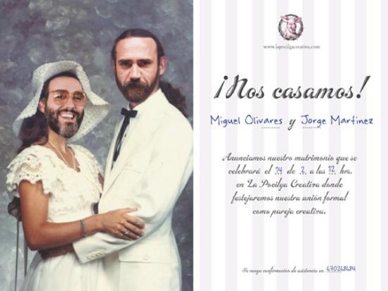 La primera boda entre creativos del mundo