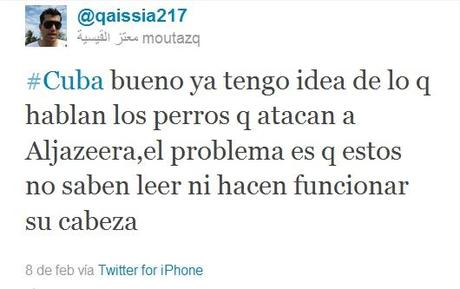 Corresponsal de Aljazeera calificó de  