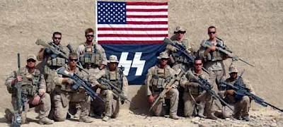 Marines yanquis juegan a nazis