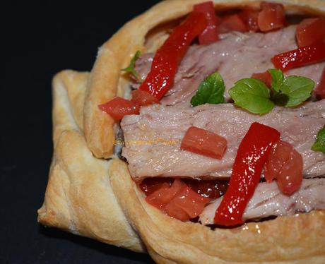 Latas de hojaldre de melva