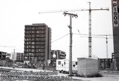Calle de Luis Sauquillo en 1980