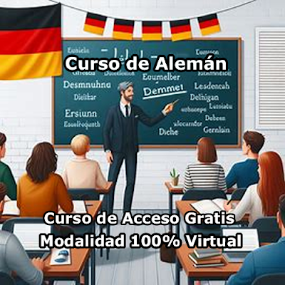 Curso de Alemán Modalidad 100% Virtual de Acceso Gratis
