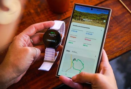 6 funciones para mejorar tu trekking con Galaxy Watch7