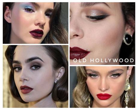Old Hollywood look Maquillaje fiestas simple clásico pelo peinados verano invierno casamiento madrina old Hollywood look maquillaje fiestas pieles maduras Marilyn Monroe Jessica rabbit Elizabeth Taylor ojos intensos labios rojos