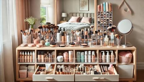 Cómo organizar tu maquillaje de manera eficiente Cómo organizar tu maquillaje de manera eficiente