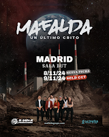 Segunda fecha de Mafalda en Sala But en su Último Grito