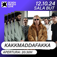 Concierto de Kakkmaddafakka en Sala But