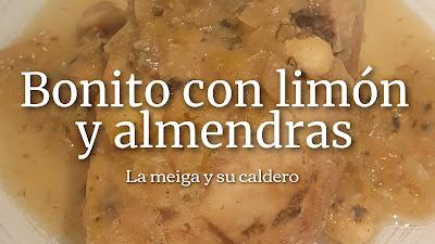 Bonito con limón y almendras Bonito con limón y almendras