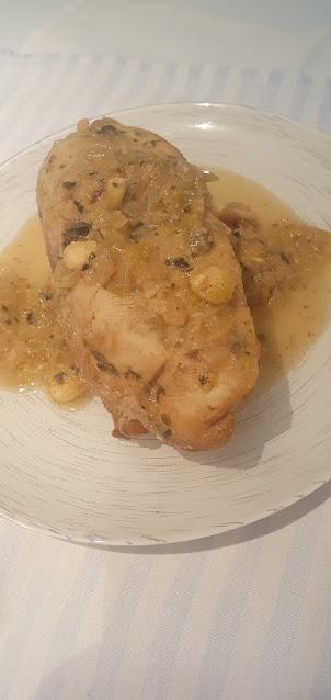 Bonito con limón y almendras Bonito con limón y almendras