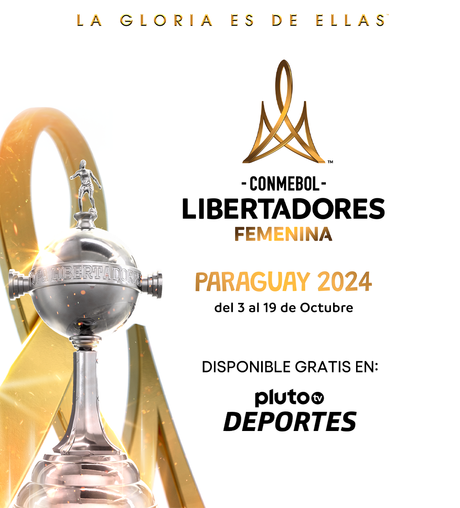 Pluto TV transmite la Copa Conmebol Libertadores femenina por tercer año consecutivo en Chile, Argentina y Brasil libertadores_1727894068