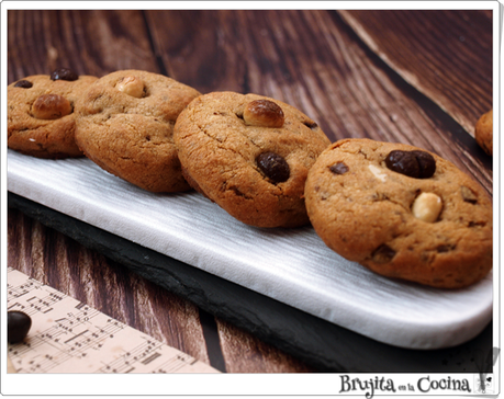 Cookies crema de cacahuete conguitos Cookies crema de cacahuete conguitos