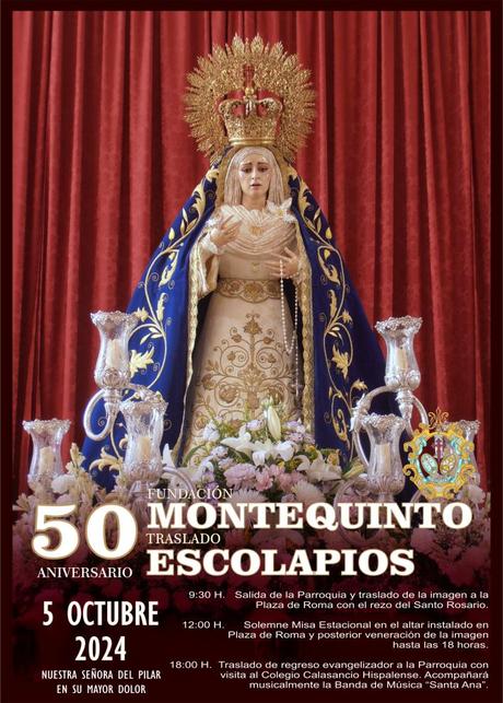 Salida extraordinaria de la Hermandad del Pilar con motivo del 50 aniversario de nuestro barrio Salida extraordinaria de la Hermandad del Pilar con motivo del 50 aniversario de nuestro barrio