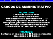 Cargos administrativo ciudad plata