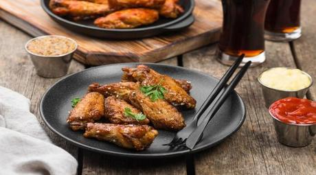 Alitas de pollo en freidora de aire Alitas de pollo en freidora de aire