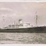 BARCO CARIBIA, DE LA LINEA REGULAR DESDE SANTANDER A VENEZUELA Y COLOMBIA DE LA HAMBURG AMERICA LINE BARCO CARIBIA, DE LA LINEA REGULAR DESDE SANTANDER A VENEZUELA Y COLOMBIA DE LA HAMBURG AMERICA LINE