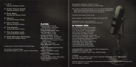 Donald Fagen - Donald Fagen's The Nightfly Live (2021)