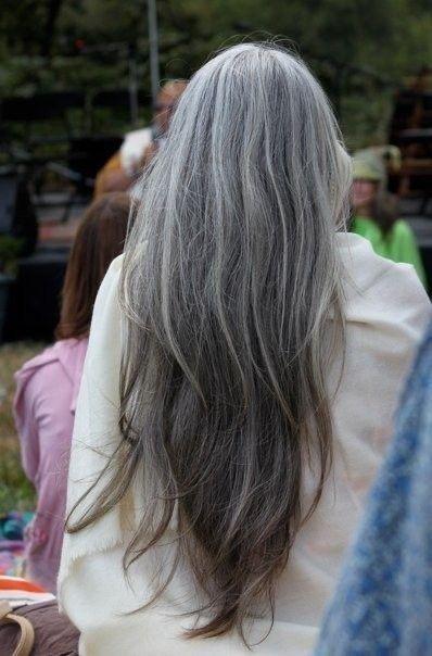 Grombré: la transición del pelo con canas.