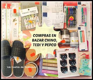 Compras papelería, velas, aromaterapia, hogar, calzado y complementos en Tedi, Pepco y bazar chino blog de belleza beautyblogger blogger microinfluencer low cost haul nuevo post new post material escolar vuelta al cole opositora oposiciones