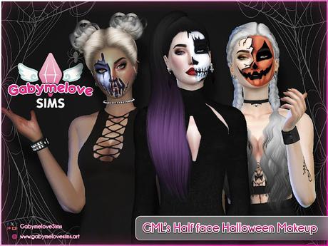 Sims 4 CC | Makeup: GML's Half face Halloween Makeup, Face Paint | Updated 2024 Download Sims 4 CC | Makeup: GML's Half face Halloween Face Paint | Updated 2024 | Gabymelove Sims | Download, descargar, gratis, free, mod, mods, make up, make-up, maquillaje, media cara, terror, horror, miedo, scare, scary, dizfraz, costume, noche de brujas, calabaza, pumpkin, Jack, ghost, fantasma, monster, moustruo, pintura facial, actualizado, actualización