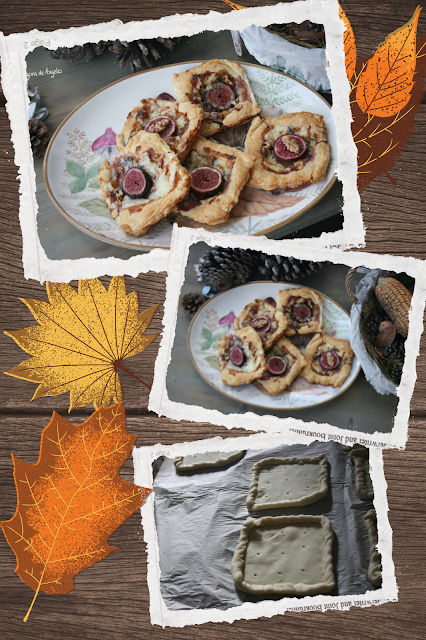 TARTITAS SALADAS DE HIGOS Y QUESO AZUL