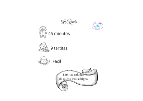 TARTITAS SALADAS DE HIGOS Y QUESO AZUL