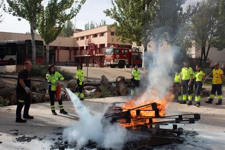 Gerencia de Urgencias y Transporte Sanitario de C-LM realiza un ejercicio de simulación de intervención en incendios