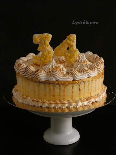 Tarta White Velvet de Limón y Coco