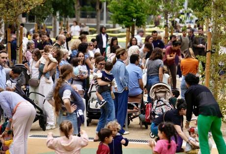 Reabren los Jardines Clara Campoamor tras su reforma un nuevo espacio verde para tods