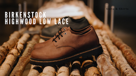 HIGHWOOD LOW LACE en color negro de Birkenstock, con diseño minimalista y suela de caucho termoplástico.