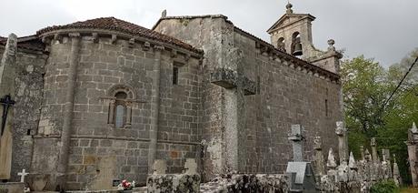 ROMÁNICO EN EL CAMINO DE INVIERNO  IGLESIA DE SAN SALVADOR DE ASMA Vista ábside y fachada Norte