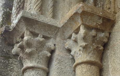 ROMÁNICO EN EL CAMINO DE INVIERNO COLEGIATA DE SANTA MARIA LA REAL DE SAR. Canecillos Portada Oeste 2