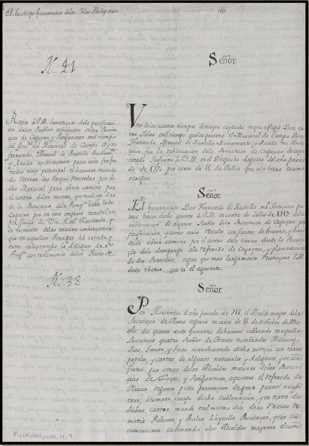 El documento del mes de septiembre (2024) del Archivo de Indias.