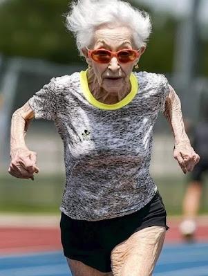 Diane Friedman, la mujer más rápida de más de 100 años.