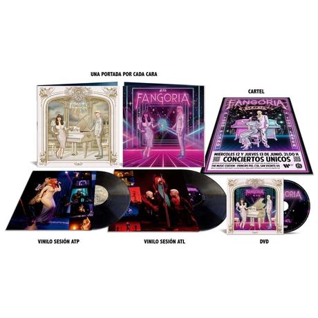 Fangoria anuncia el disco en directo ‘ATP-ATL (A todo piano-A todo láser)’ ATP-ATL (A todo piano-A todo láser) (DVD + 2 LP-Vinilo + Póster).