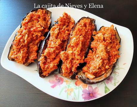 Berenjenas rellenas de atún Berenjenas rellenas de atún