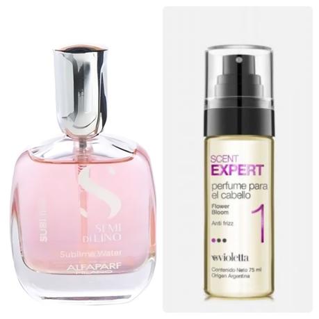 Perfumes para el pelo  cabello capilares cómo se usan resecan marcas natura la puissance moroccan oil violetta semi di lino