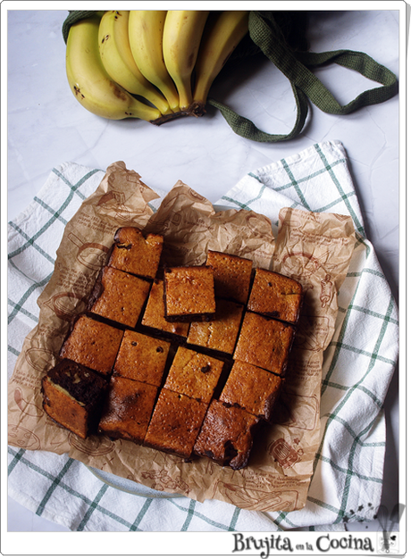 Brownie plátano Brownie plátano