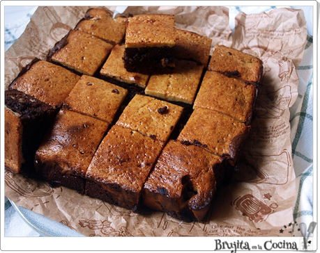 Brownie plátano Brownie plátano