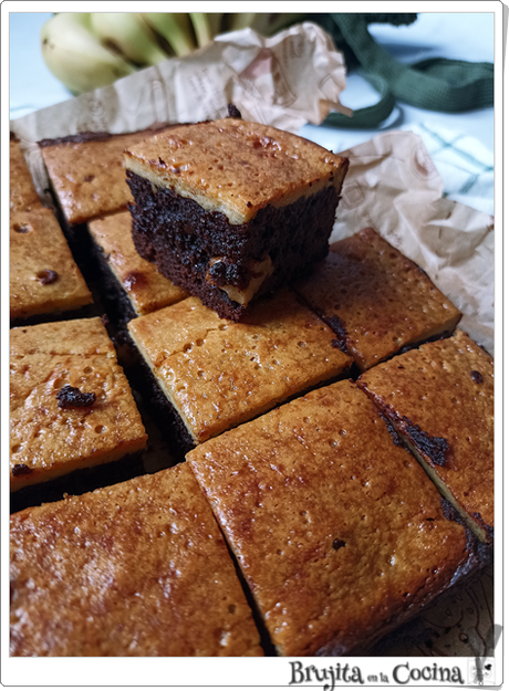 Brownie plátano Brownie plátano