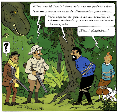 Tintin et les dinosaures