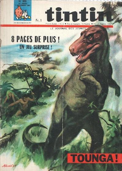 Tintin et les dinosaures