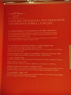 EXPOSICIÓN CARMEN DE BURGOS Y MARÍA DE LA O LEJÁRRAGA EN LA BIBLIOTECA NACIONAL