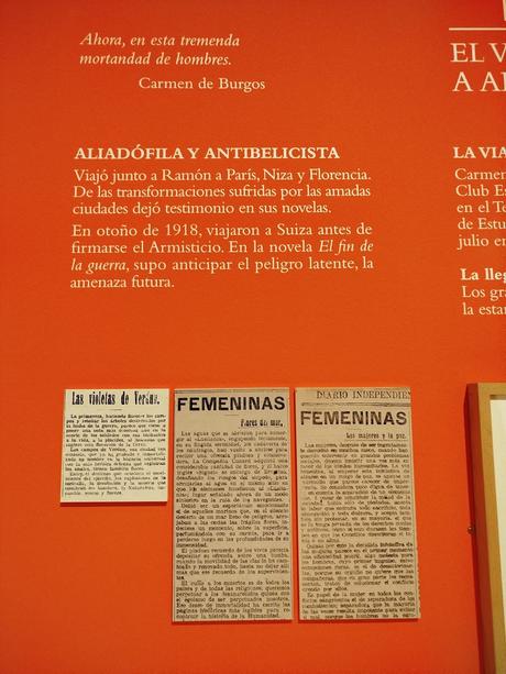 EXPOSICIÓN CARMEN DE BURGOS Y MARÍA DE LA O LEJÁRRAGA EN LA BIBLIOTECA NACIONAL