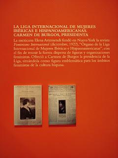 EXPOSICIÓN CARMEN DE BURGOS Y MARÍA DE LA O LEJÁRRAGA EN LA BIBLIOTECA NACIONAL