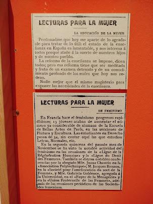 EXPOSICIÓN CARMEN DE BURGOS Y MARÍA DE LA O LEJÁRRAGA EN LA BIBLIOTECA NACIONAL