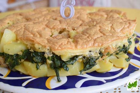 Patel de patatas y Espinacas con Bacalao Patel de patatas y Espinacas con Bacalao