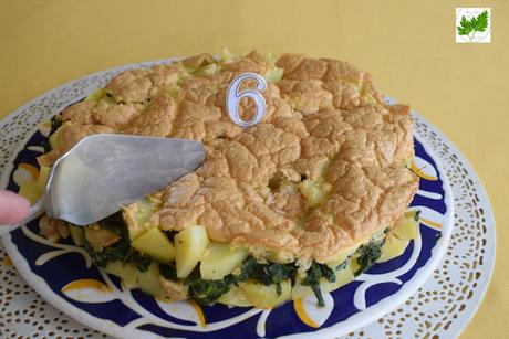 Patel de patatas y Espinacas con Bacalao Patel de patatas y Espinacas con Bacalao